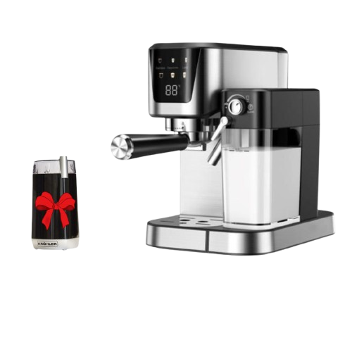 KROHLER MACHINE A CAFE EXPRESSO-CAPPUCCINO-LATTE PECM5040 + MOULIN A CAFE PECM816